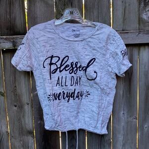 On Fire Blessed Tee sz. L
